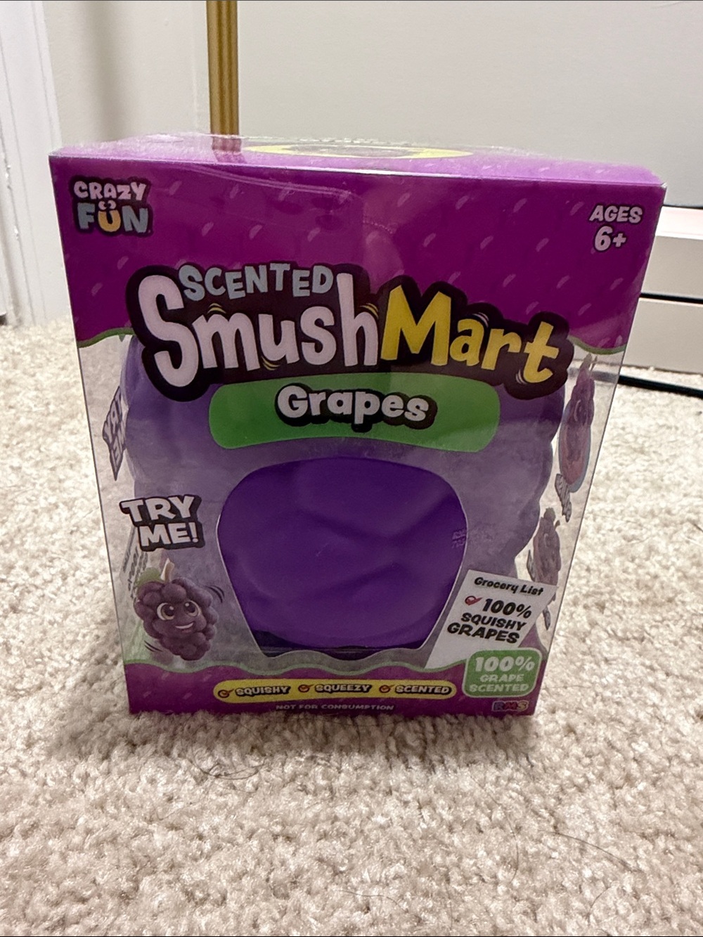 Scented Grapes Plush Toy - Purple
